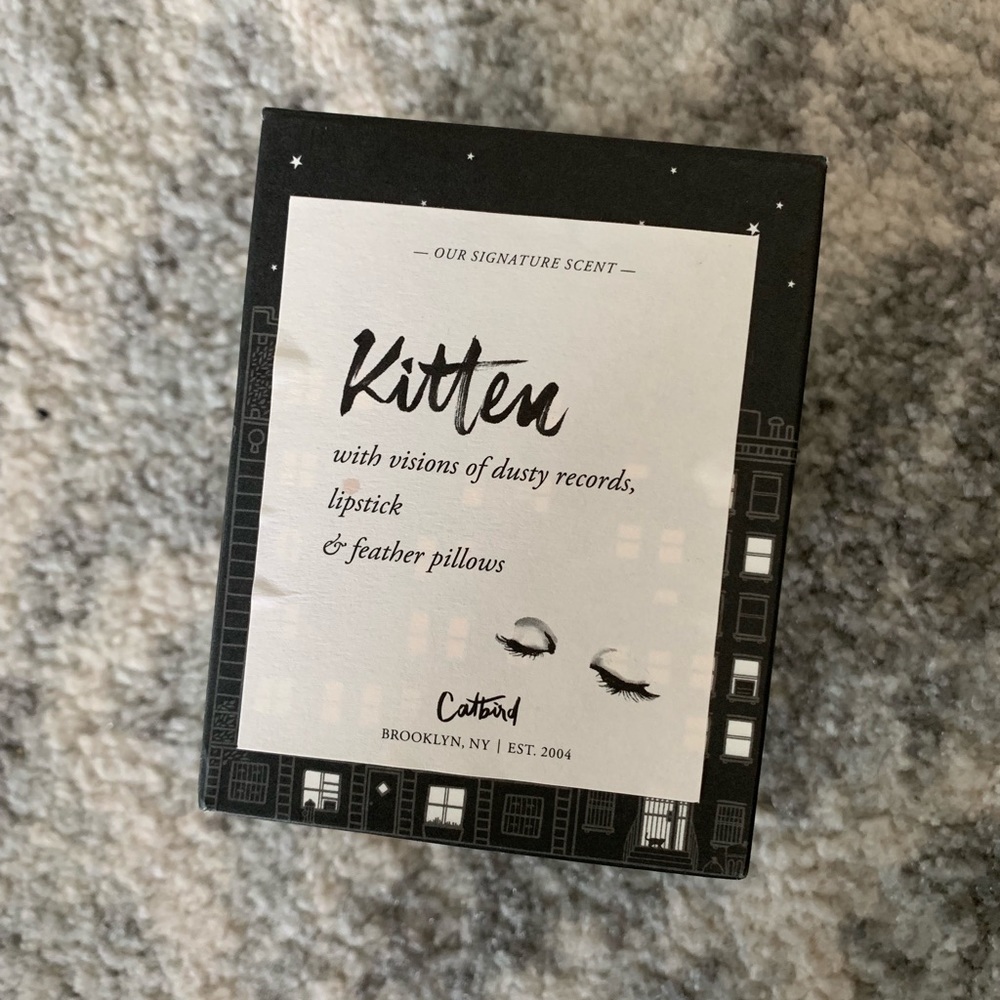Catbird Kitten Candle